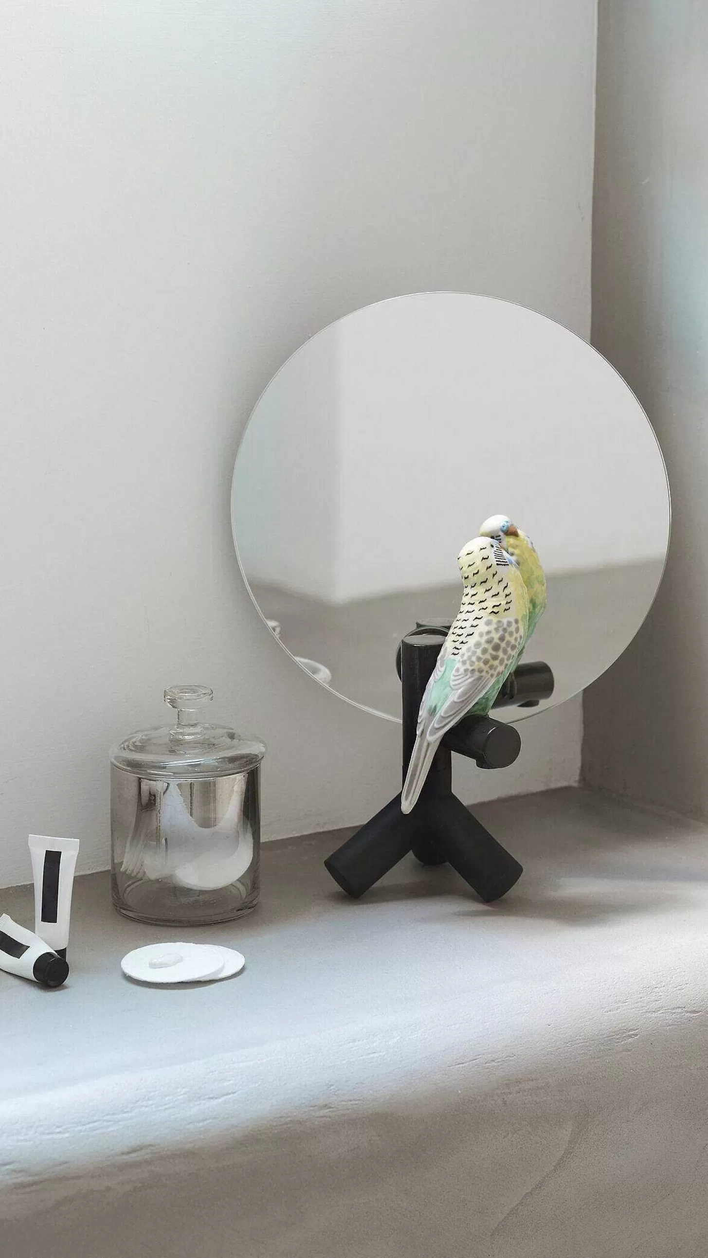 Lladró Parrot Vanity Vanity Mirror^ The Parrot Party