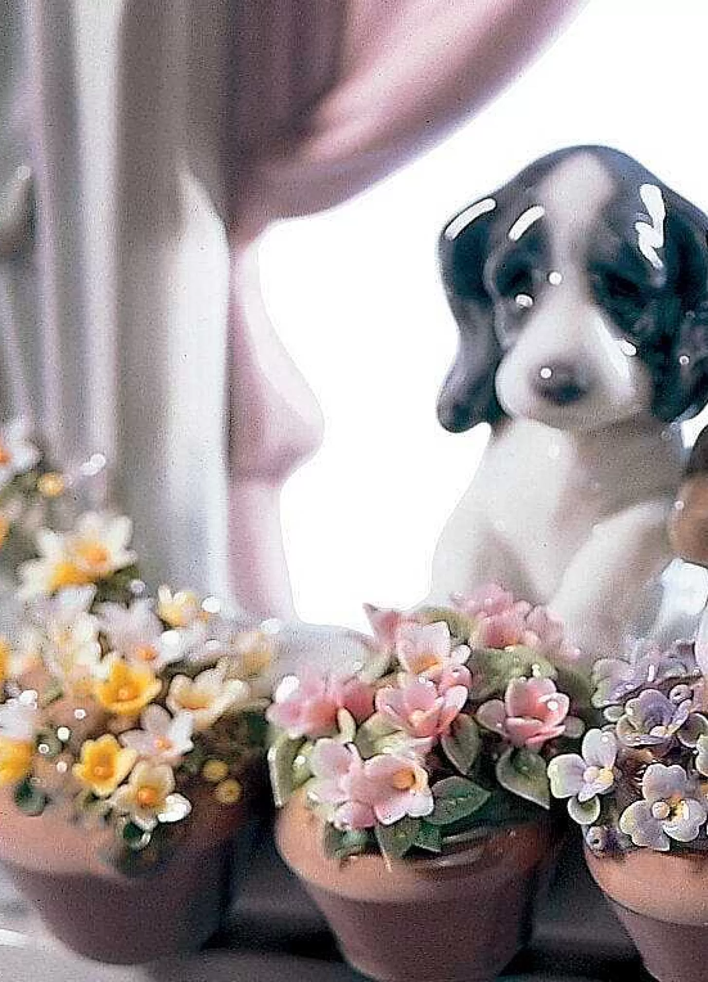 Lladró Please Come Home Dogs Figurine^ Animals