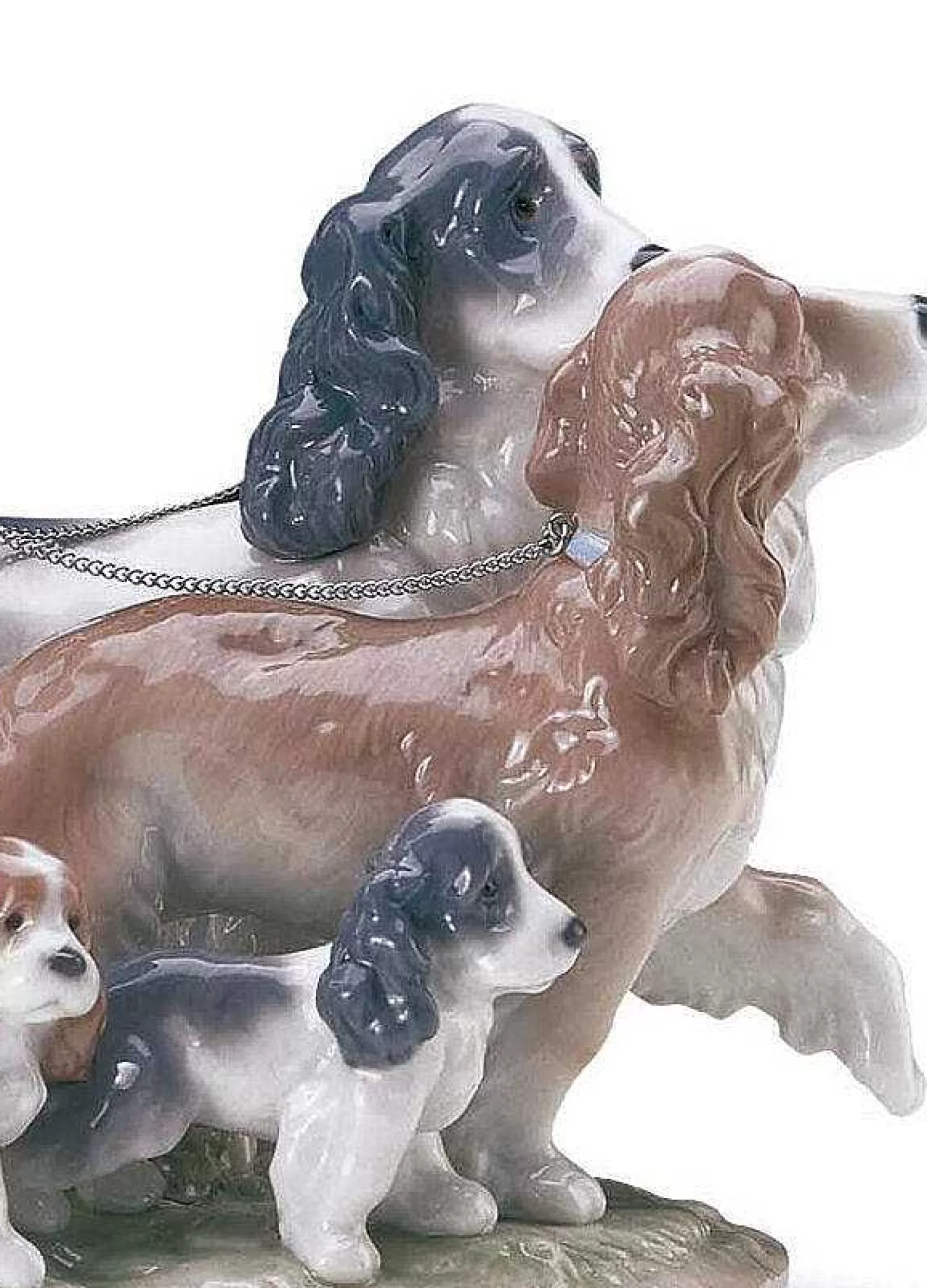 Lladró Puppy Parade Girl With Dogs Figurine^ Children