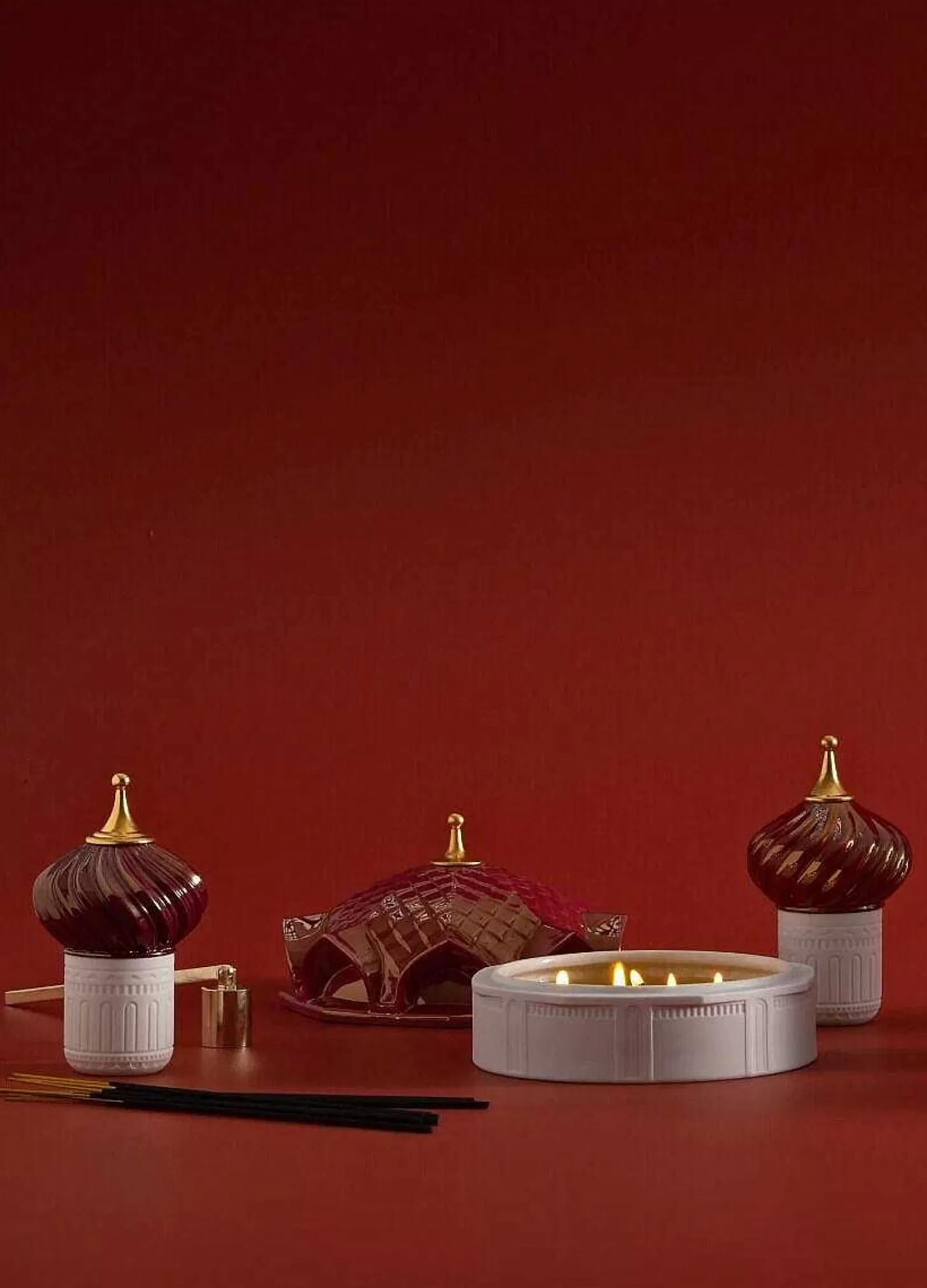 Lladró Red 1001 Candles Set^ Candles