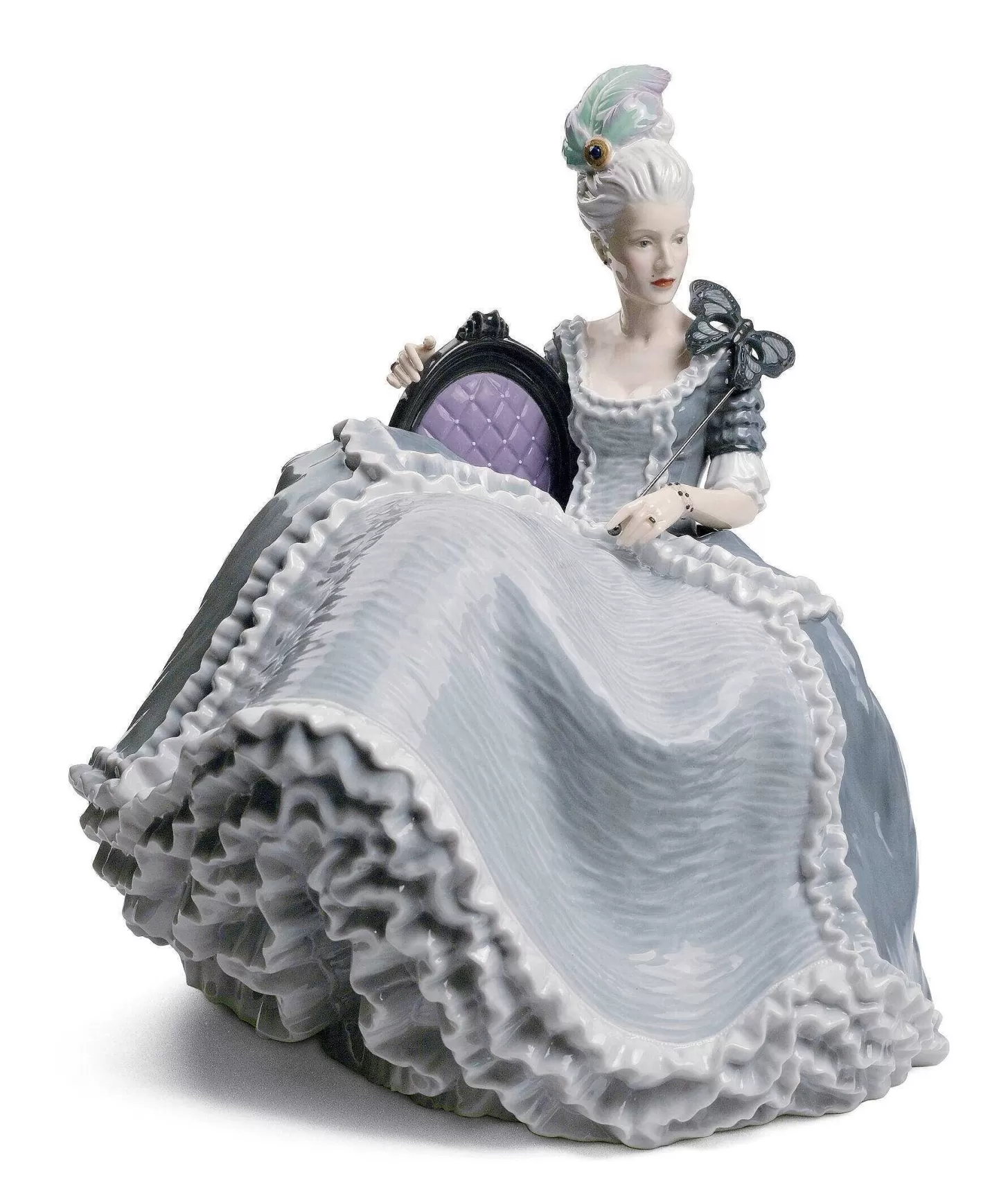 Lladró Rococo Lady At The Ball Figurine^ Women