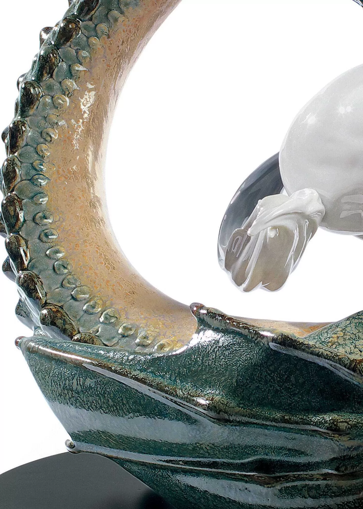 Lladró Saint George And The Dragon Sculpture. Limited Edition^ All Horses Sculptures