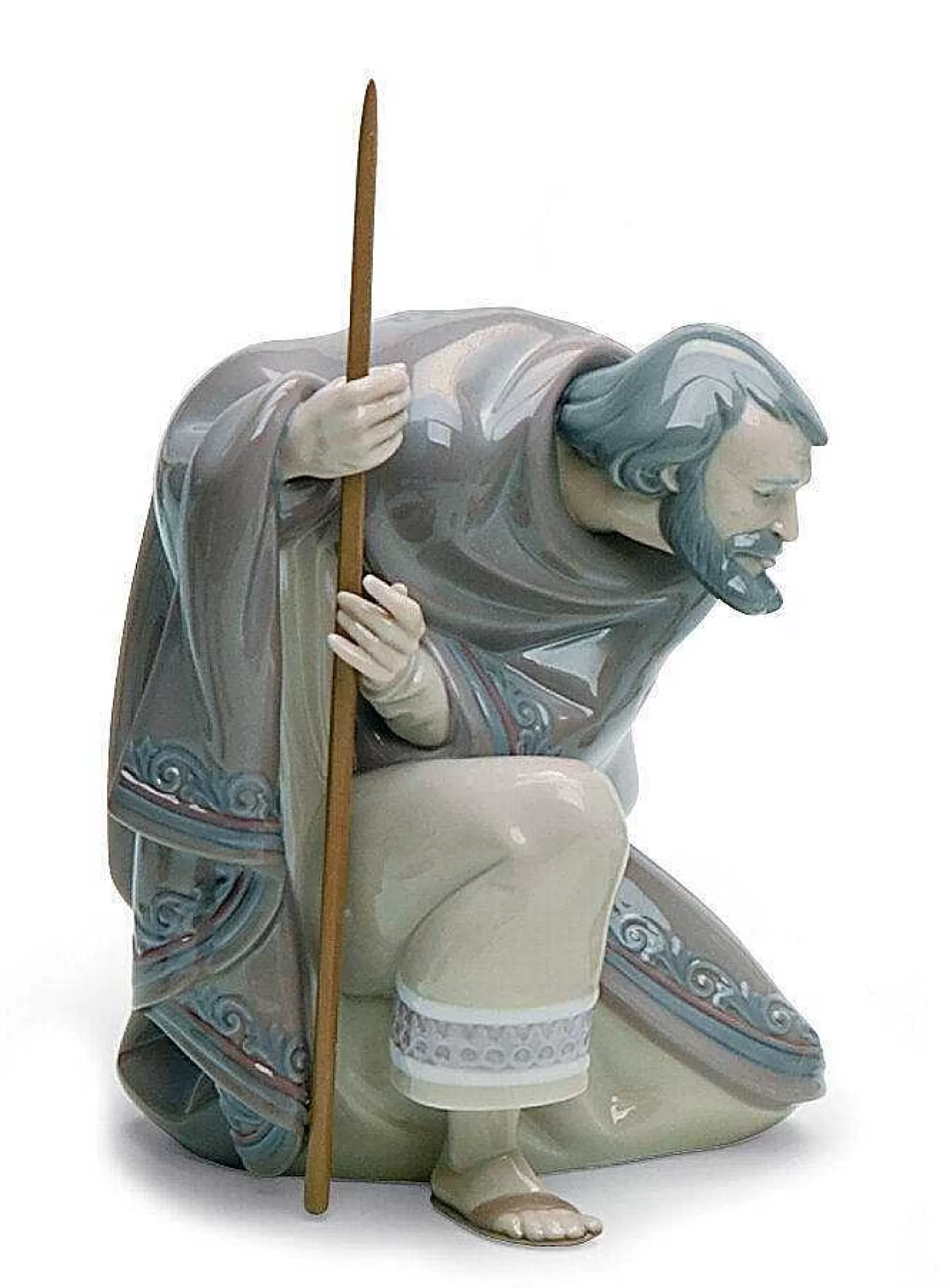 Lladró Saint Joseph Nativity Figurine-Ii^ Christianity