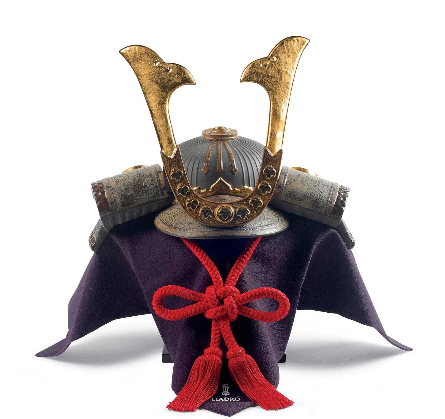 Lladró Samurai Helmet Figurine. Limited Edition^ Japanese Culture