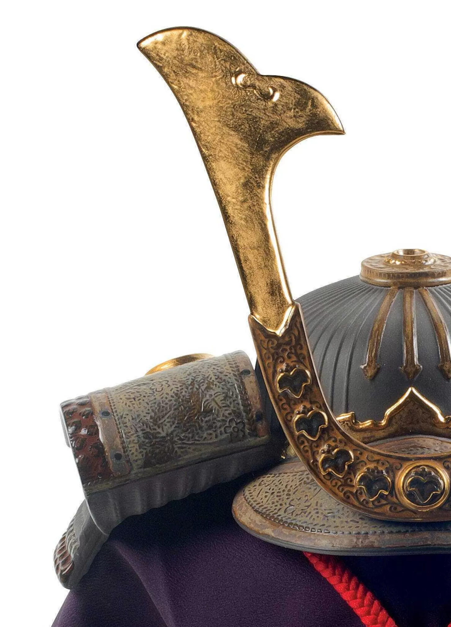 Lladró Samurai Helmet Figurine. Limited Edition^ Japanese Culture