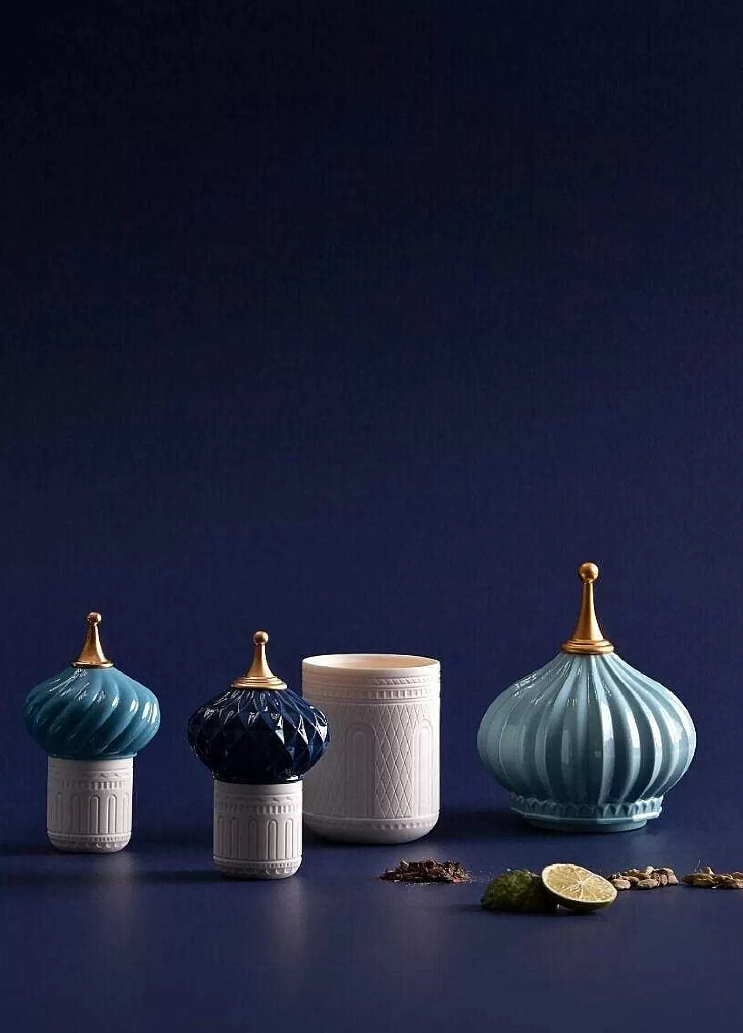 Lladró Set Blue 1001 Candles^ Candles