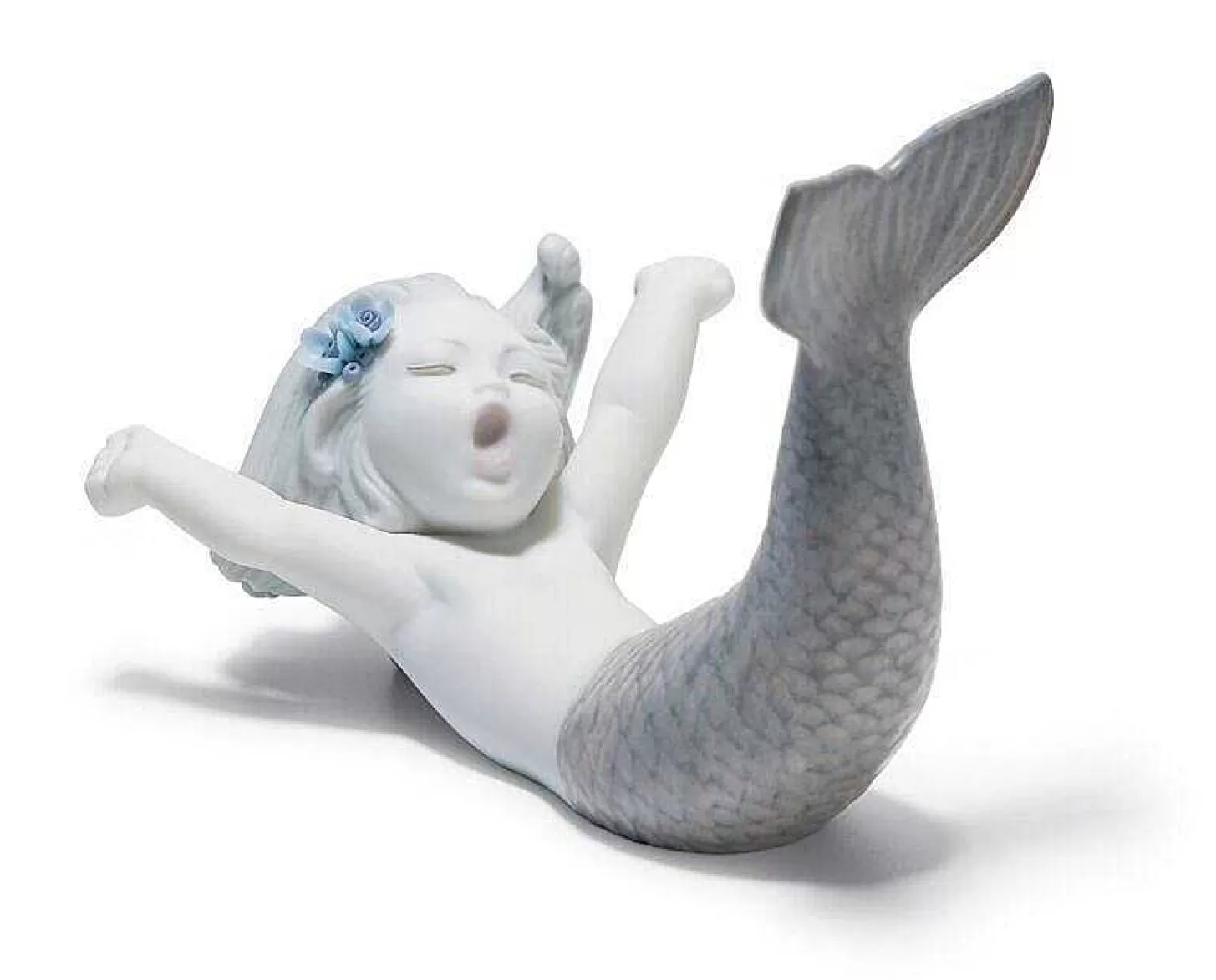 Lladró Set Blue Mermaids^ Mythology
