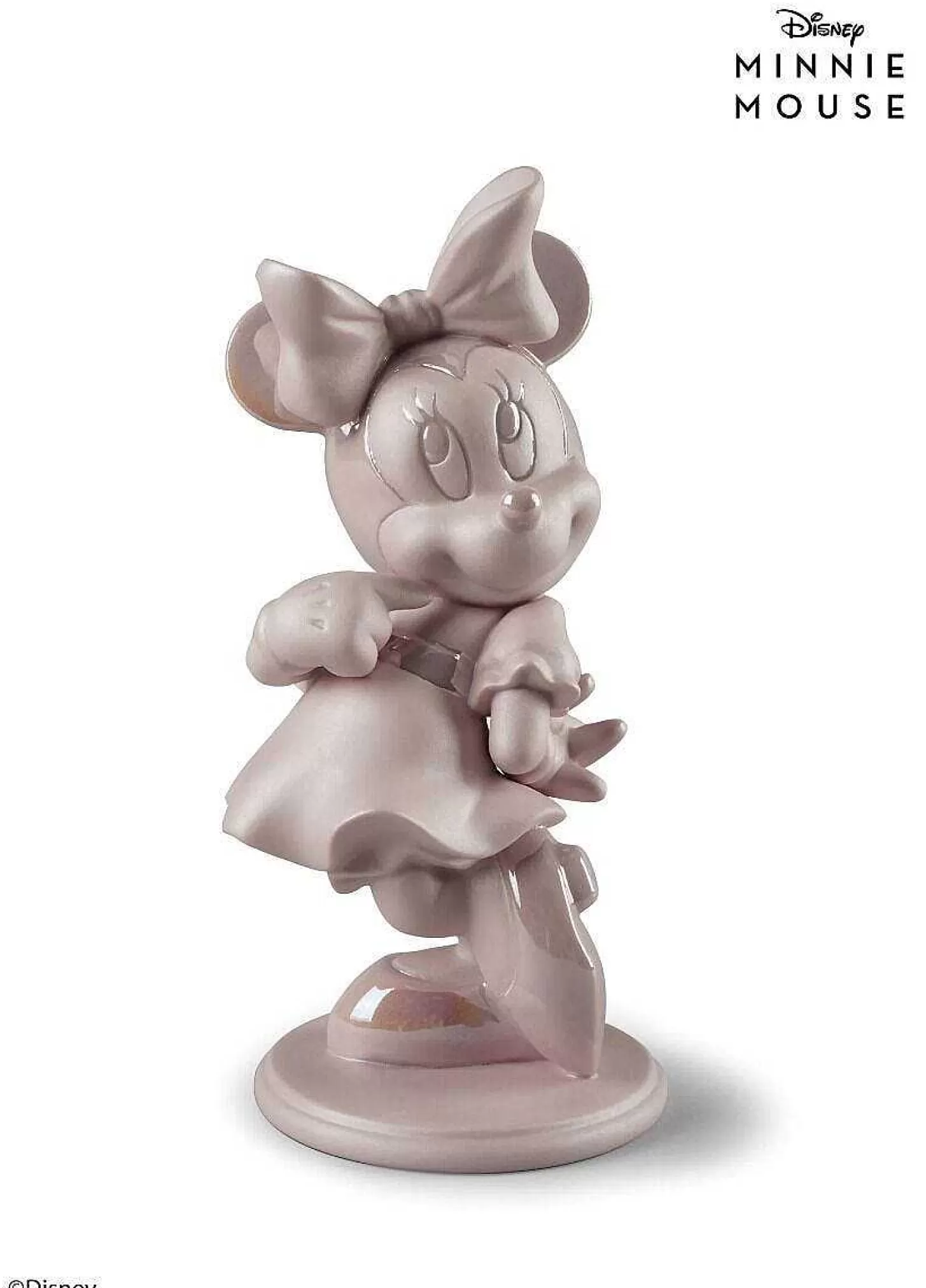 Lladró Set Mickey & Minnie. Glazed^ Disney