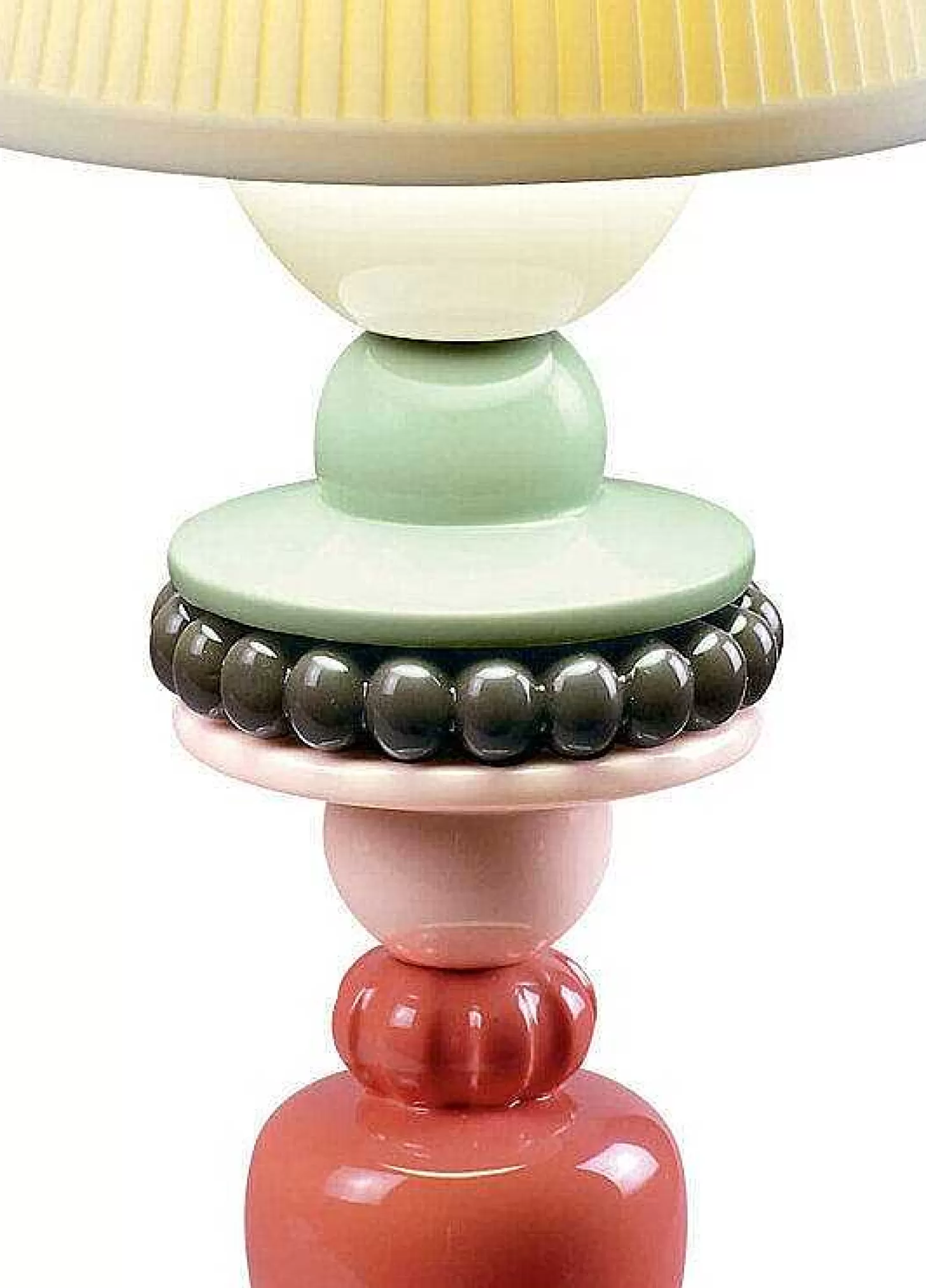 Lladró Sunflower Firefly Table Lamp. Ivory^ Light & Scent