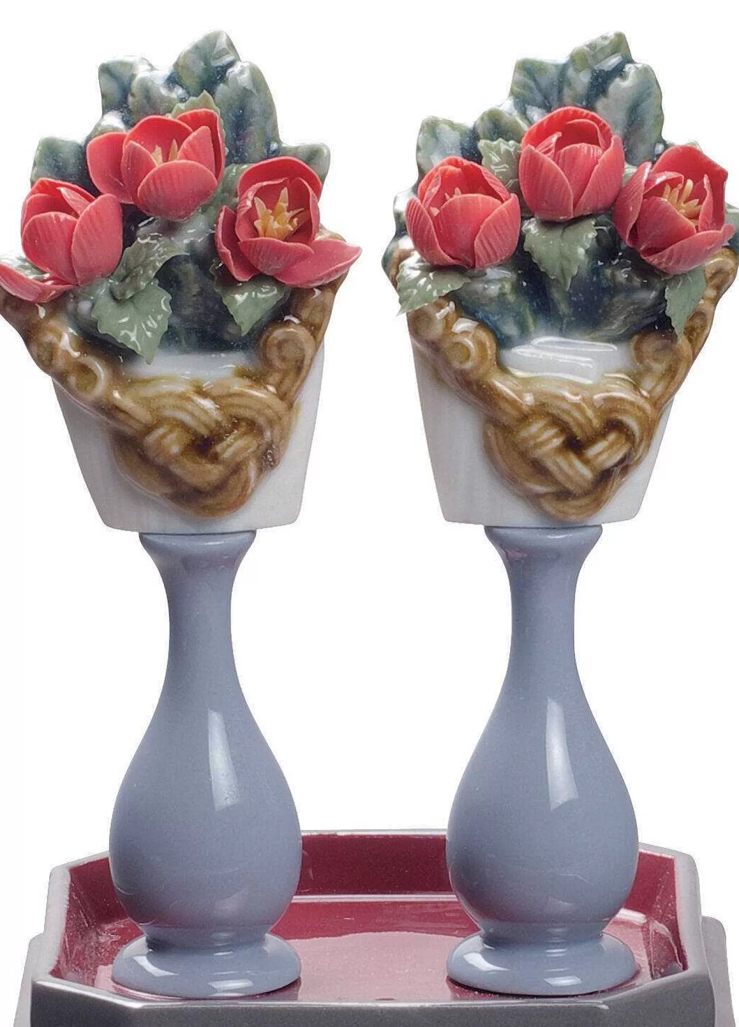 Lladró Tables For Sweets And Peach Flowers Figurine^ Japanese Culture