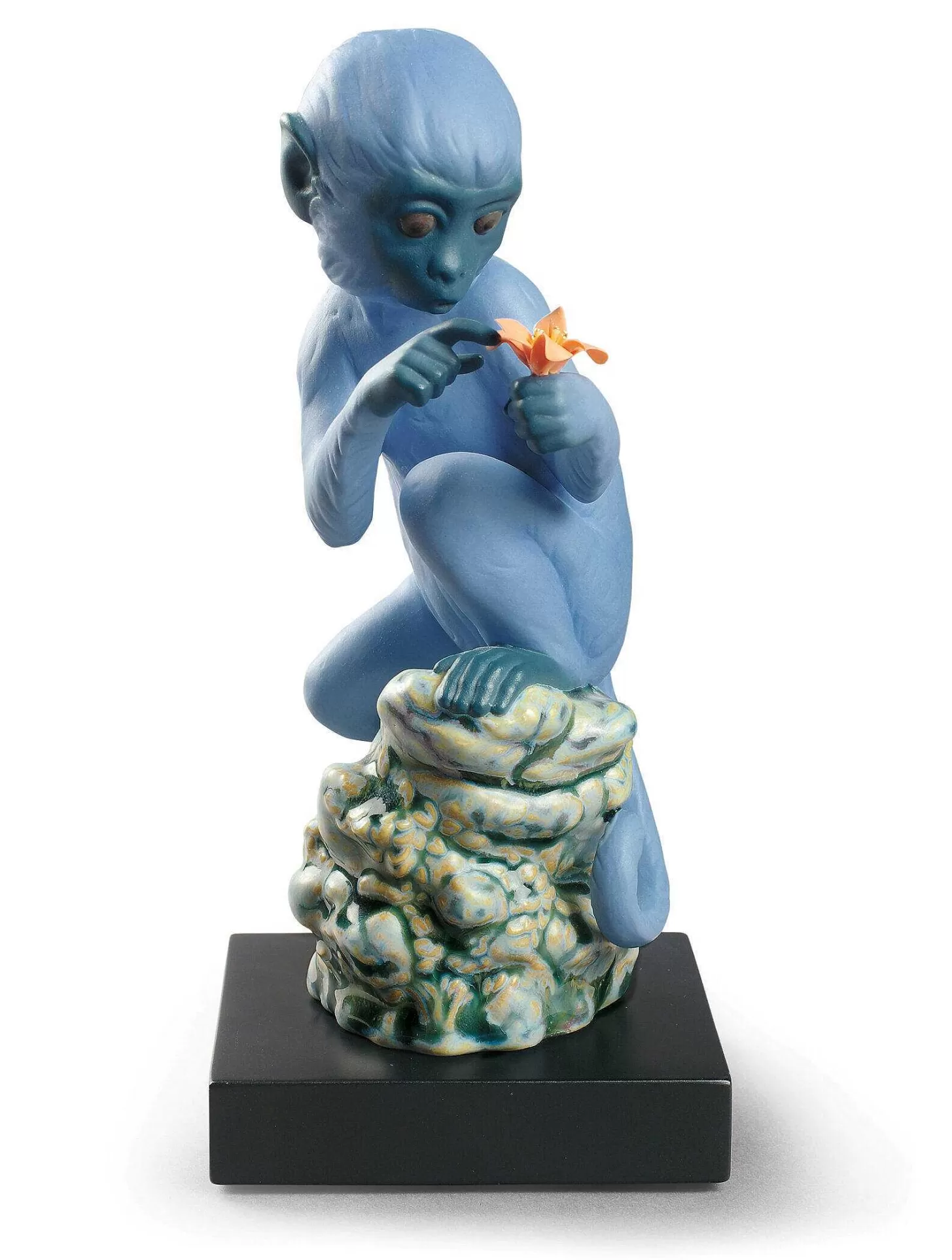 Lladró The Monkey Figurine. Limited Edition^ Animals