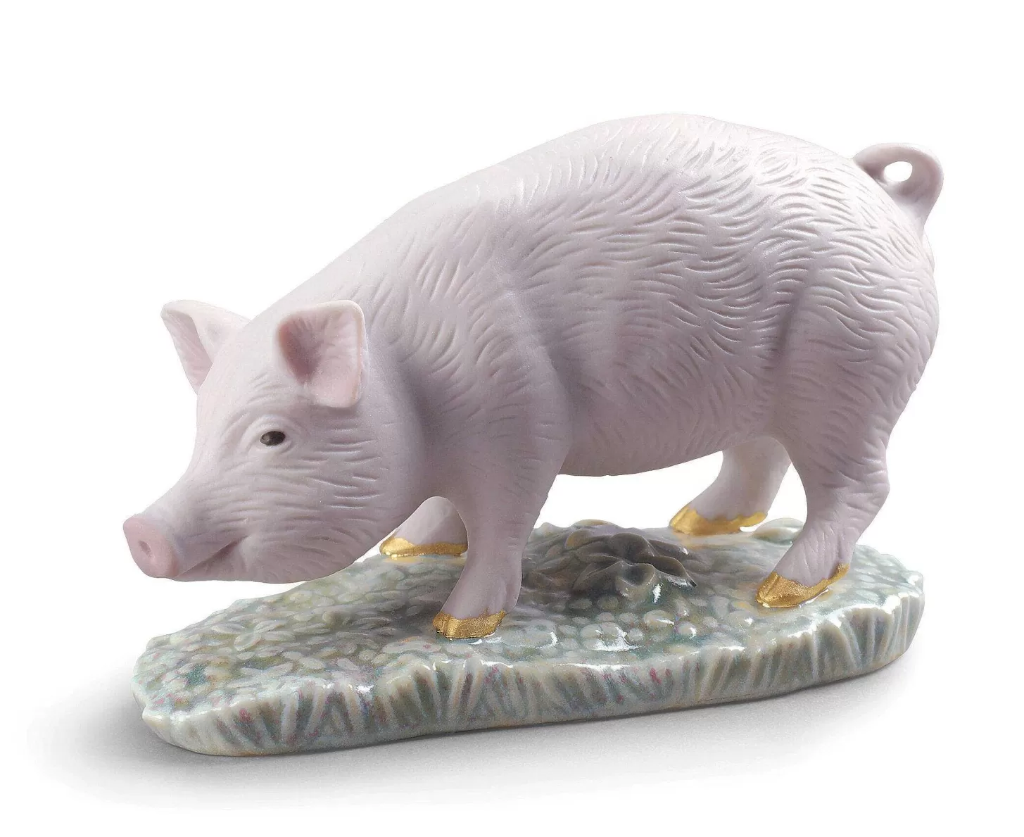 Lladró The Pig Mini Figurine^ Animals