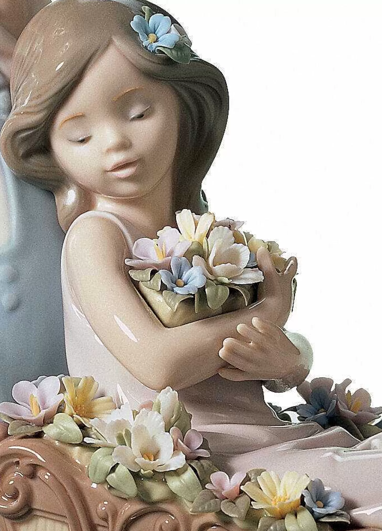 Lladró The Prettiest Of All Couple Figurine^ Children
