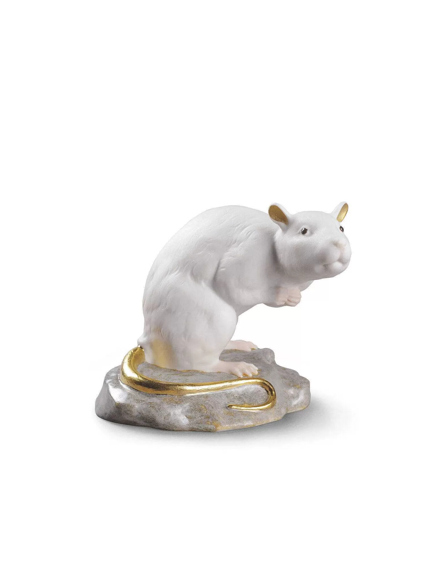Lladró The Rat Mini Figurine^ Animals