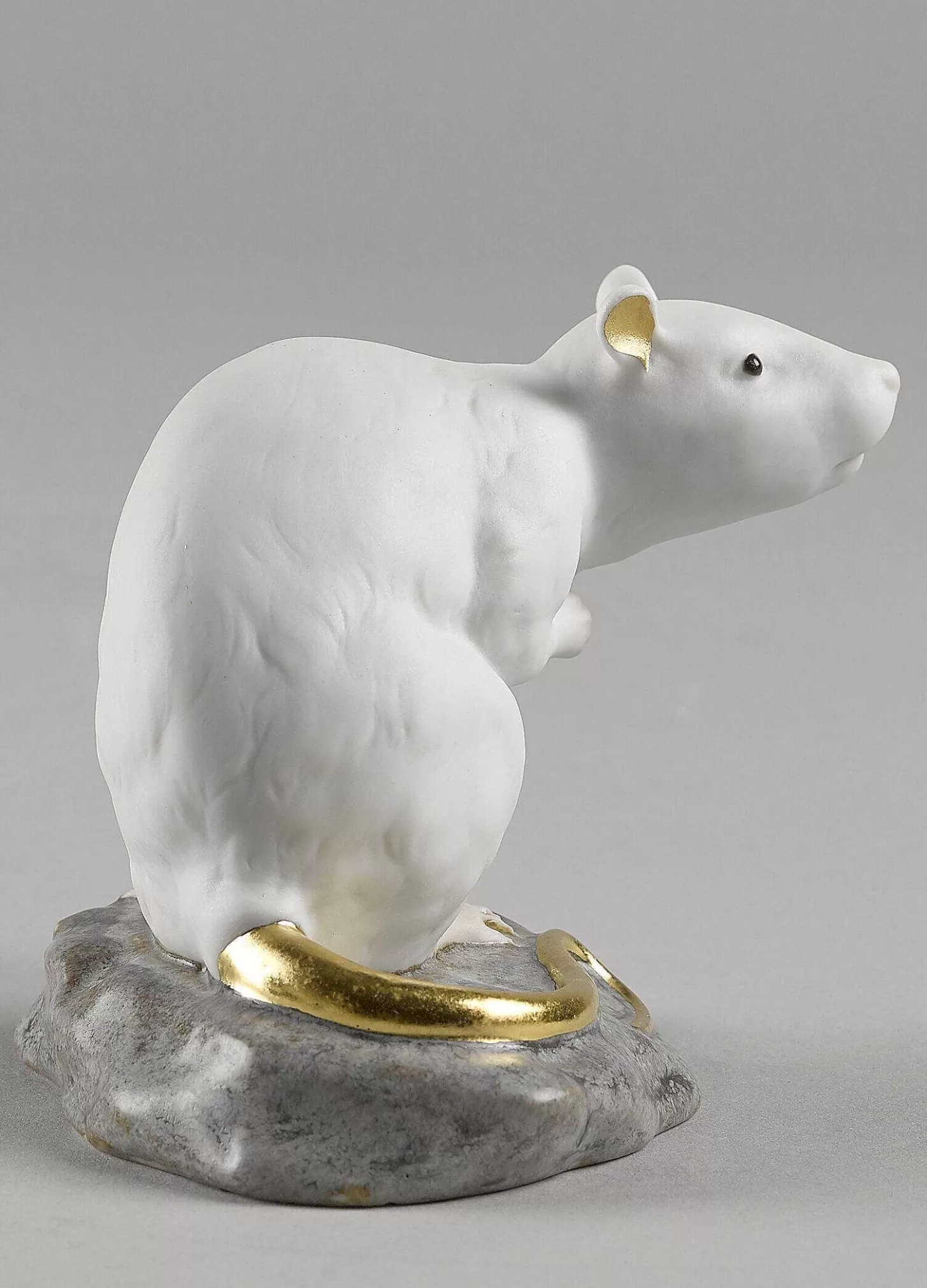 Lladró The Rat Mini Figurine^ Animals