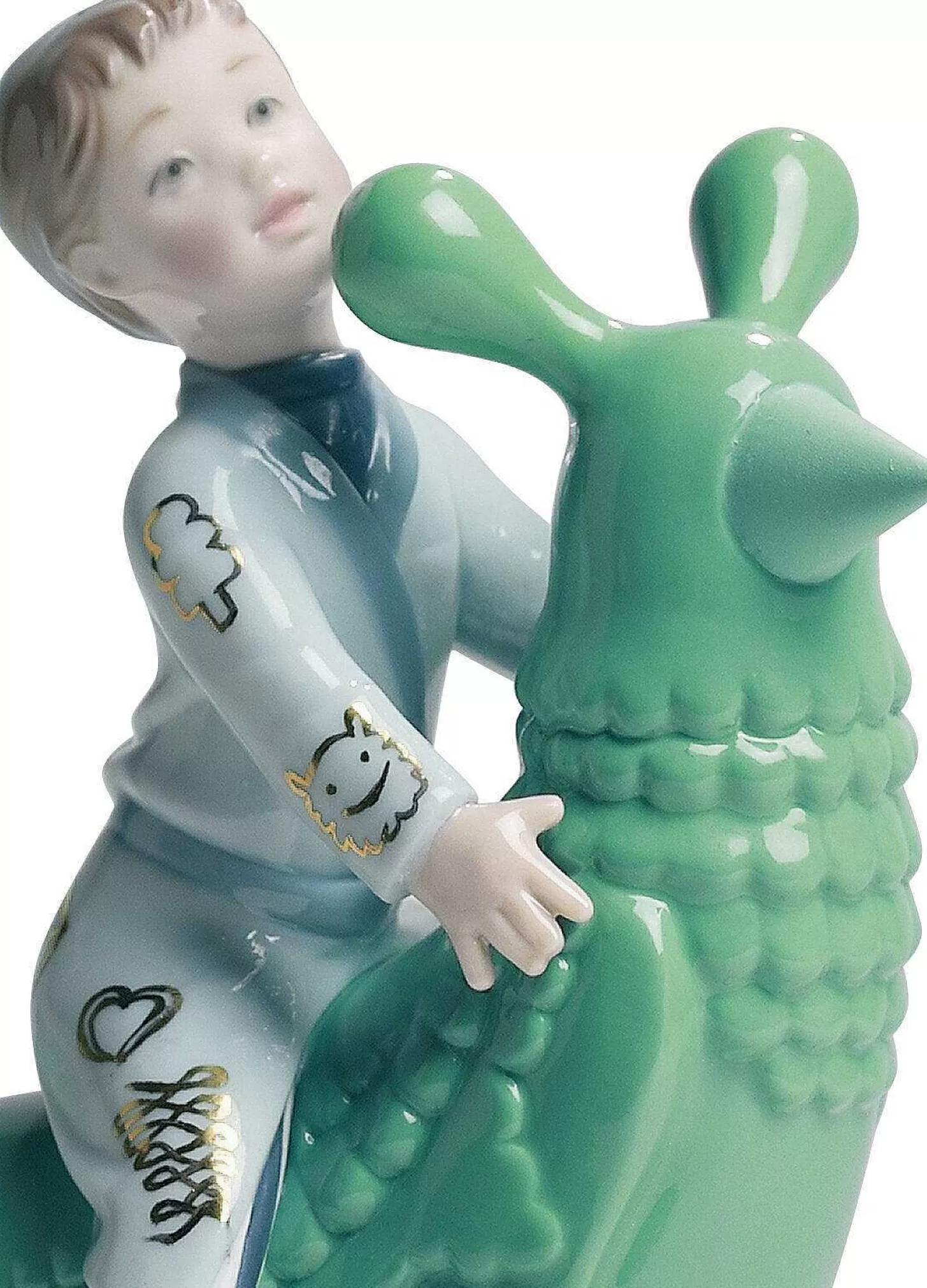 Lladró The Rocking Chicken Ride Figurine. By Jaime Hayon^ Design