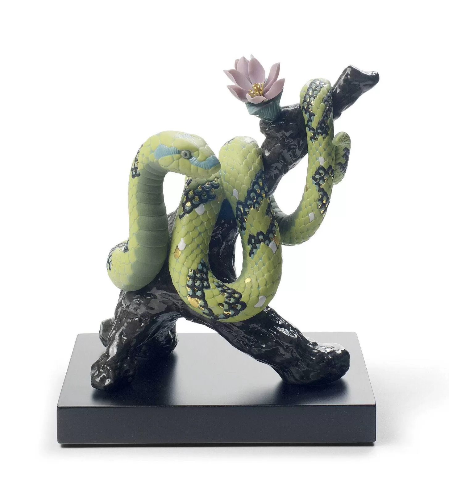 Lladró The Snake Sculpture. Limited Edition^ Animals