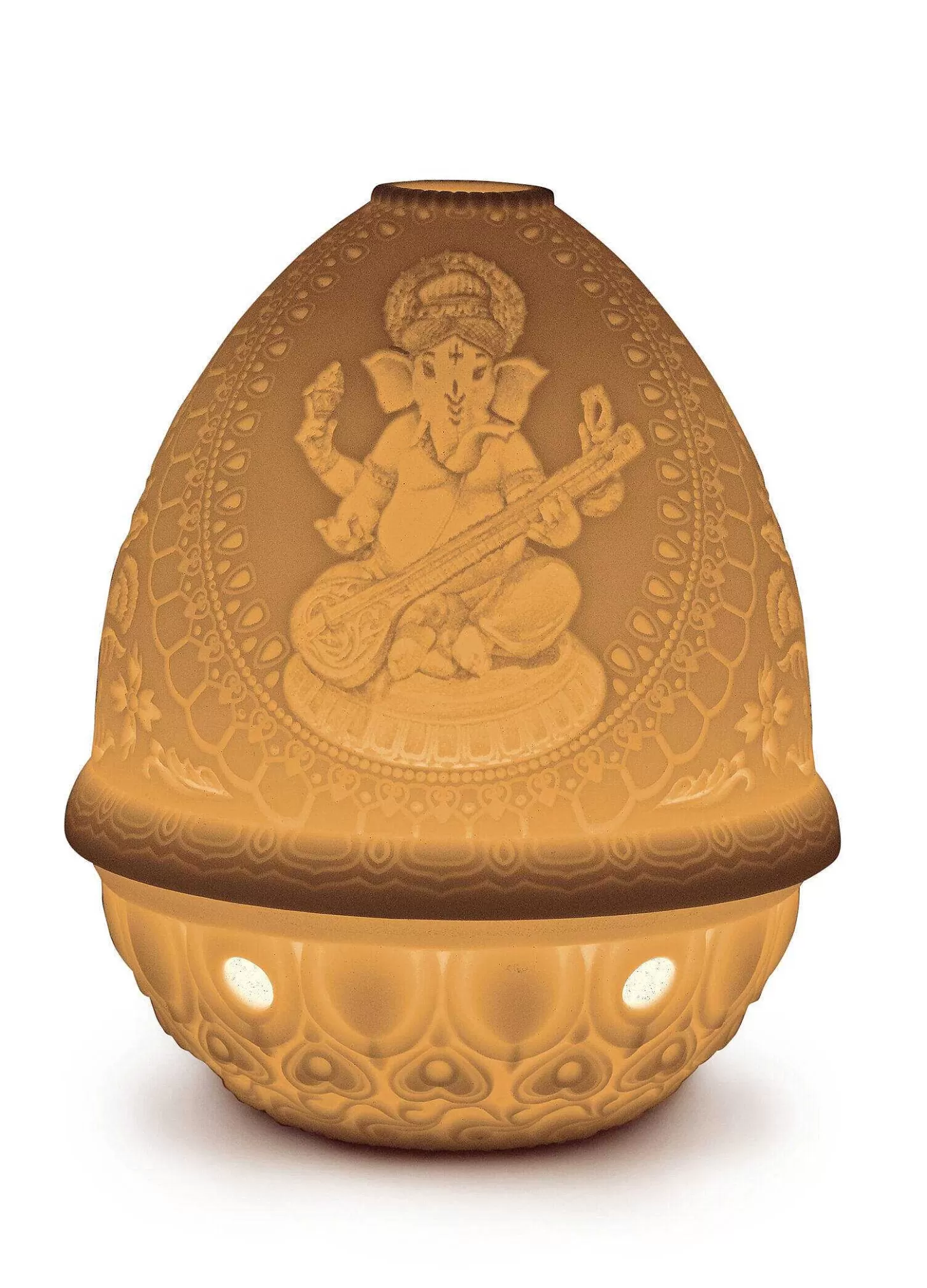 Lladró Veena Ganesha Lithophane^ Lithophanes