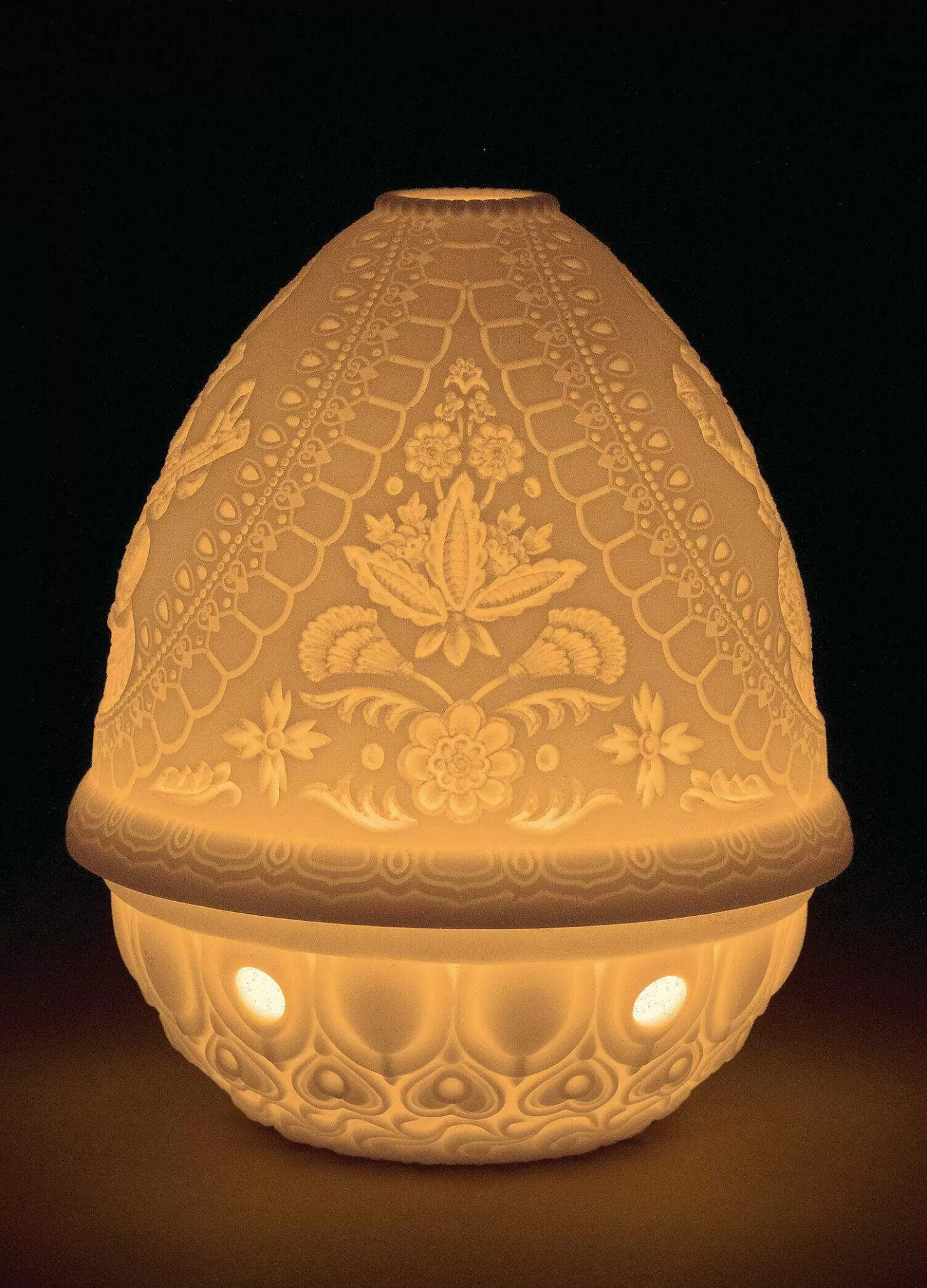 Lladró Veena Ganesha Lithophane. Rechargeable Led^ Hinduism