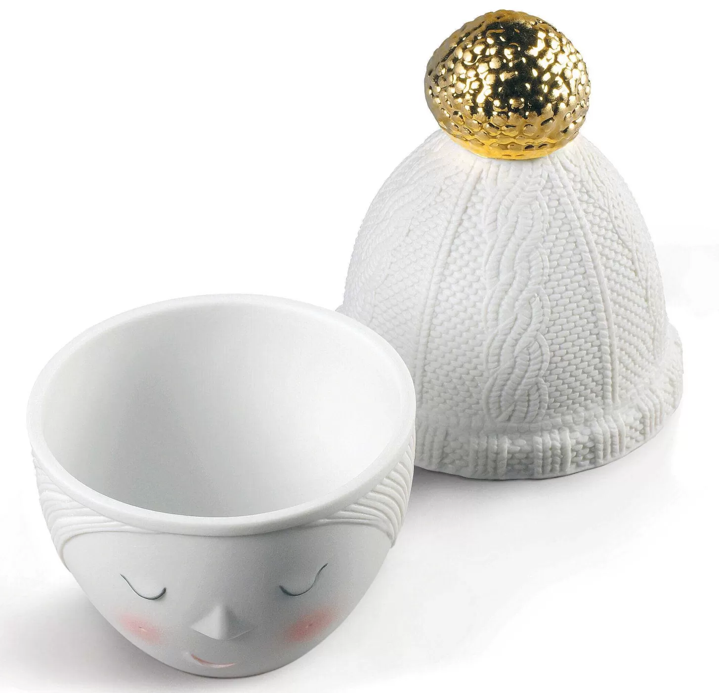 Lladró Winter Lee Box. Golden Luster^ Lee & Lane