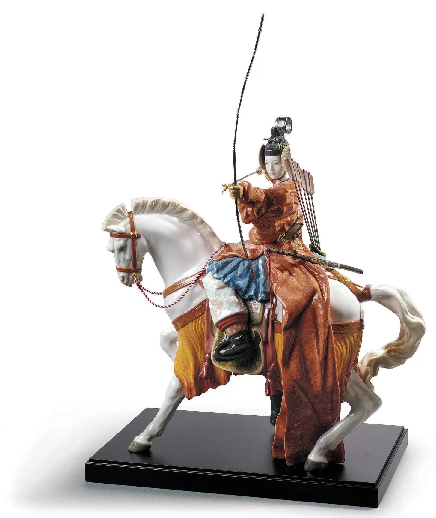 Lladró Yabusame Archer Sculpture. Limited Edition^ Japanese Culture